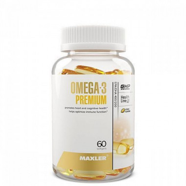 # MAXLER  Omega 3 Premium 60 caps — 65fit