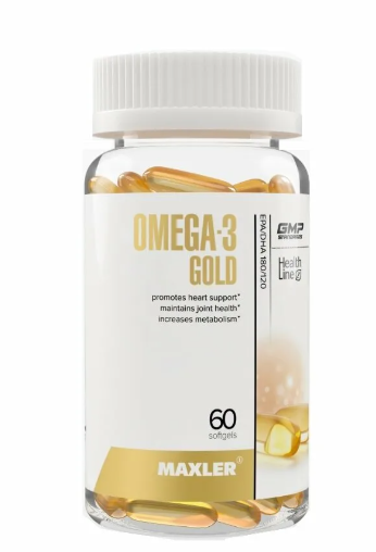 # MAXLER  Omega- 3 Gold 60 softgel фото 1 — 65fit
