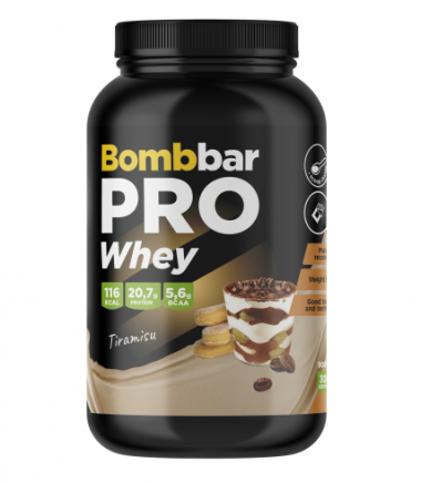 BOMBBAR Концентрат сухой для приготовления напитка. Коктейль со вкусом &quot;Тирамису&quot; 900г — 65fit