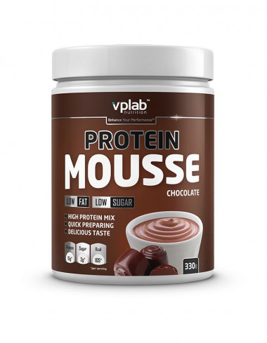 Protein mousse шоколад 330гр, VPlab — 65fit