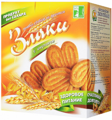 ДИАДАР Печенье сдобное на фруктозе &quot;Злаки с инулином&quot; 330г — 65fit