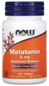 #NOW Melatonin 5 mg 120 caps фото 2 — 65fit