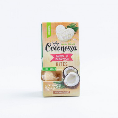 COCONESSA Конфеты из кокоса &quot;Оригинальные&quot; 90г — 65fit