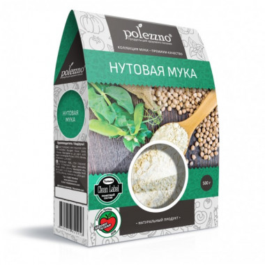 POLEZZNO Нутовая мука 500г — 65fit
