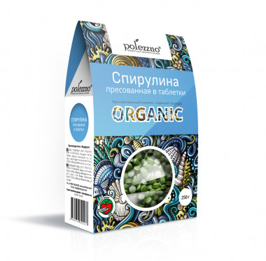 POLEZZNO Спирулина прессованная в таблетки 250г — 65fit