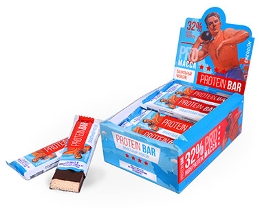 Мюсли прессованные. Батончик protein Ванильный чизкейк в шоколадной глазури 60гр, ENERGON — 65fit