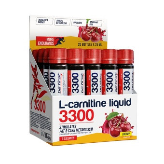 BE FIRST L-Carnitine 3300 мг Вишня питьевая ампула 25мл — 65fit