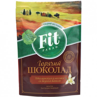 Горячий шоколад с ванилью 200гр, Fit Parad — 65fit