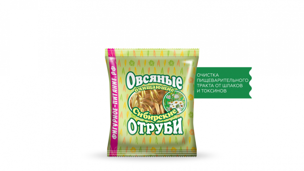 СИБИРСКИЕ ОТРУБИ "Овсяные" очищающие 200г фото 1 — 65fit
