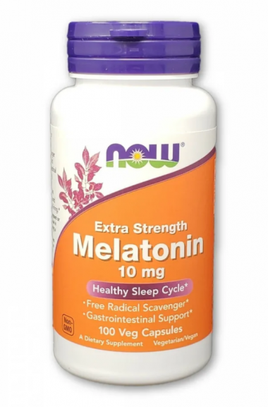 #NOW Melatonin 10 mg 100 caps — 65fit