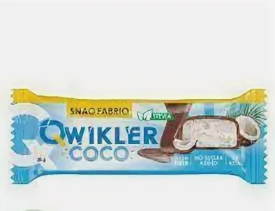 SNAQ FABRIQ Qwikler Батончик глазированный "Кокосовый" 35г фото 1 — 65fit
