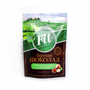 Горячий шоколад с лесным орехом 200гр, Fit Parad — 65fit