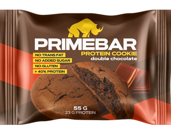 Протеиновое печенье Двойной шоколад 55гр, PrimeBar фото 1 &mdash; 65fit