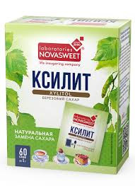Столовый подсластитель Ксилит Березовый сахар 5гр Novasweet фото 1 — 65fit