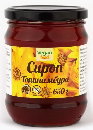 VEGAN FOOD Сироп Топинамбура 650г фото 1 — 65fit