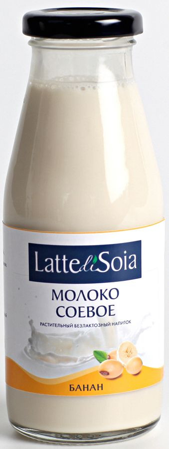 Молоко соевое &quot;Банан&quot; 750мл, Latte di Soia — 65fit