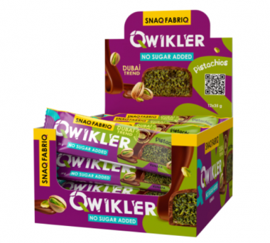 АКЦИЯ 2+1**_SNAQ FABRIQ Батончик глазированный с фисташкой и хрустящим тестом 35г &mdash; 65fit