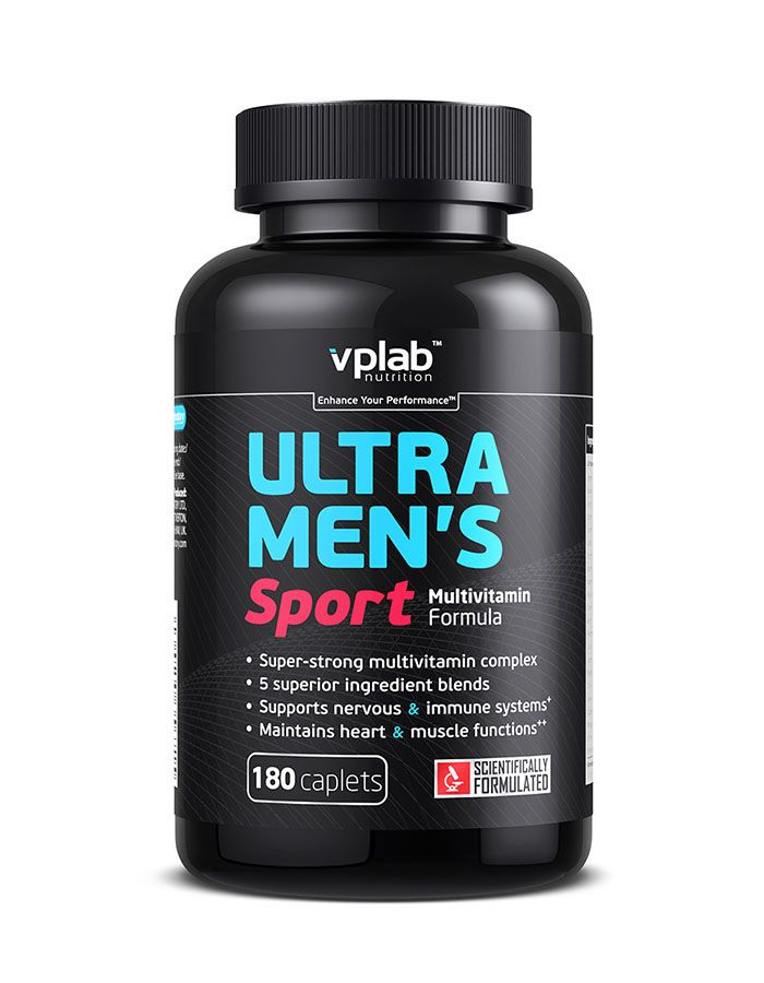 ULTRA MEN'S SPORT Витаминно-минеральный комплекс 180 каплет фото 1 — 65fit