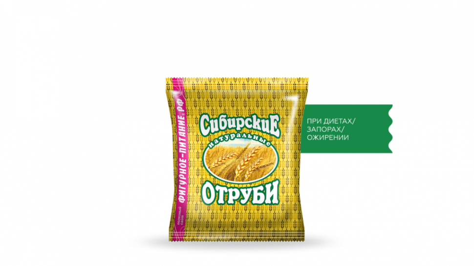 СИБИРСКИЕ ОТРУБИ "Пшеничные" натуральные 200г фото 1 — 65fit
