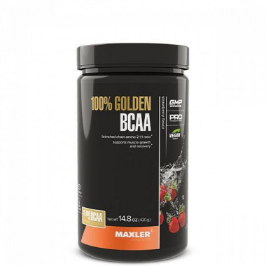 #MAXLER 100% Golden BCAA  420гр (Strawberry) — 65fit