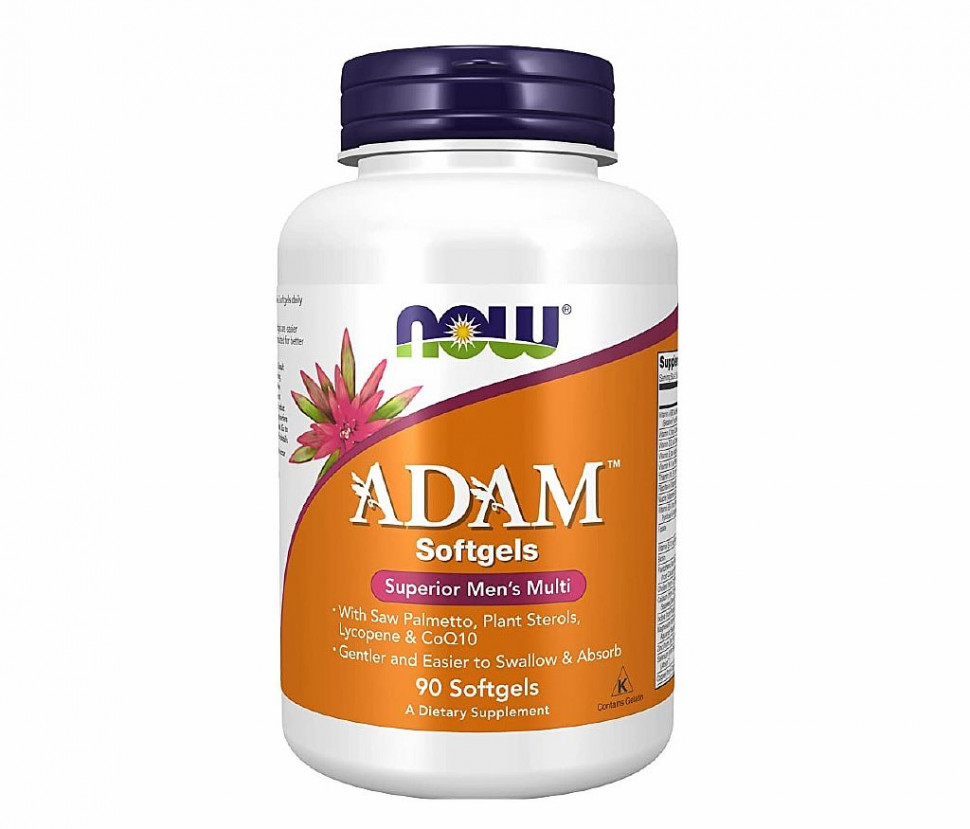 #NOW ADAM Superior Men`s Multi 60 Softgels фото 1 — 65fit