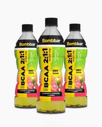 ТМ Bombbar Напиток безалкогольный слабогазированный со вкусом гуавы и личи 500мл &mdash; 65fit