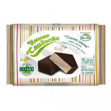 УМНЫЕ СЛАДОСТИ Конфеты «Птичка Умная» суфле крем-брюле 215г — 65fit