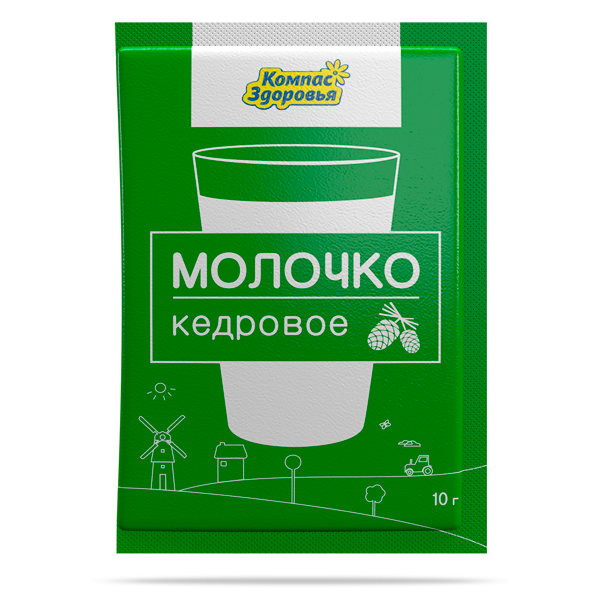 Молочко кедровое 10гр, Компас здоровья фото 1 — 65fit