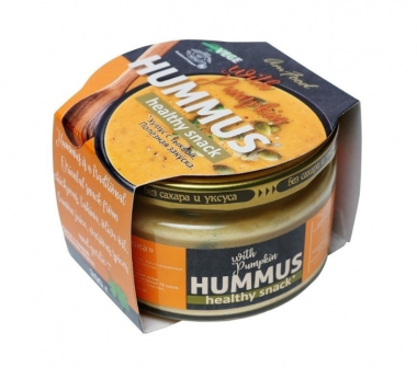 ПОЛЕЗНЫЕ ПРОДУКТЫ Хумус с тыквой 200г/12 — 65fit