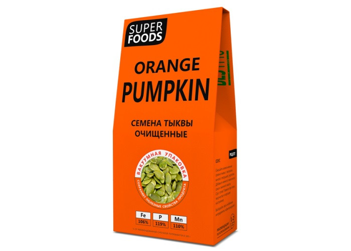 SUPER FOODS Семена тыквы очищенные 70г/21 фото 1 — 65fit