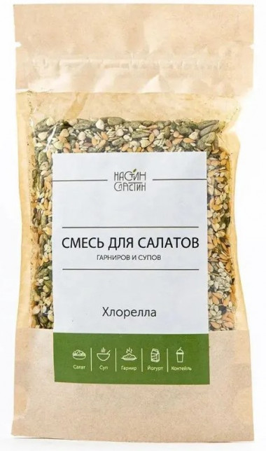 Настин Сластин Смесь для салатов, гарниров, десертов с Хлореллой 100гр &mdash; 65fit