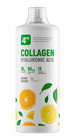 ALL4ME Collagen Hualuronic acid 9000  500ml Лимон-апельсин — 65fit