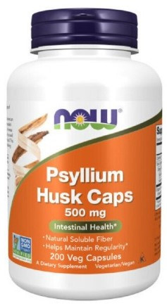 #NOW  Psyllium Husk 500 mg 200 vcaps фото 1 — 65fit