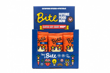 BITE STAR Батончик орехово-фруктовый &quot;Шоколад-мускатный орех&quot; 45г — 65fit