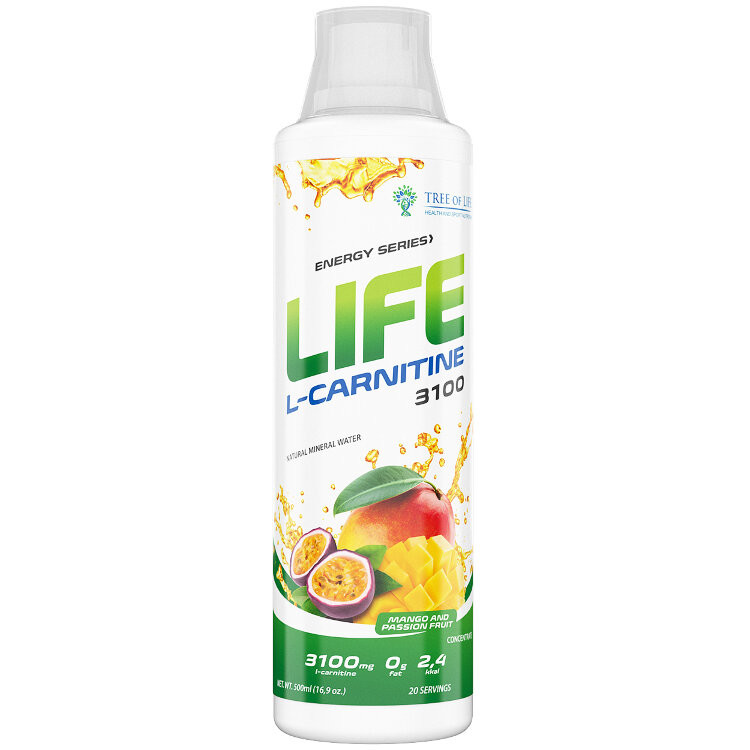Life L-Carnitine 3100 500ml манго-маракуйя фото 1 — 65fit