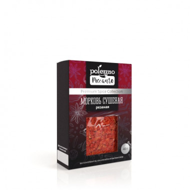 POLEZZNO Piccanto Морковь сушеная резаная 40г — 65fit