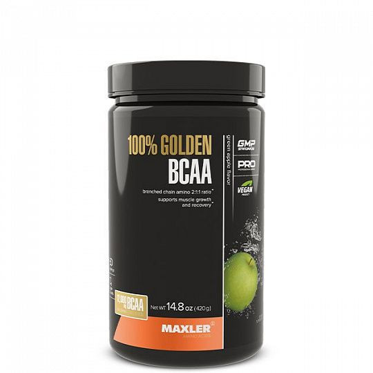 #MAXLER 100% Golden BCAA  420гр (Green apple) фото 1 — 65fit