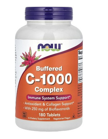 #NOW Vitamin C-1000 complex 180tab фото 1 — 65fit