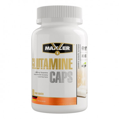 # MAXLER Glutamine 90 vegan Caps — 65fit