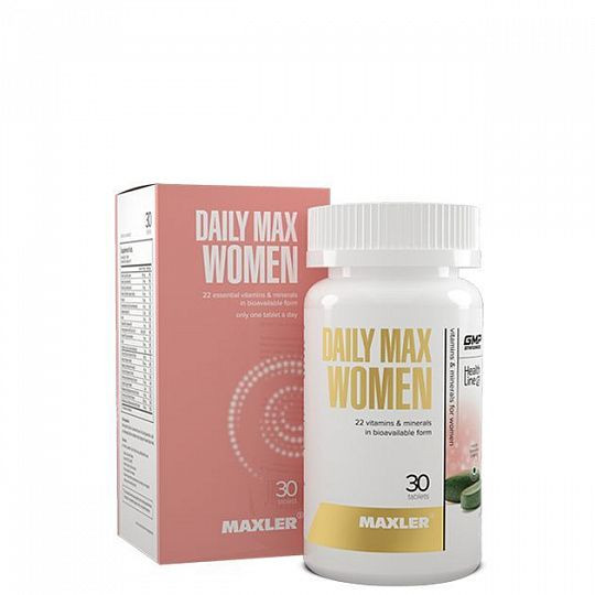 #MAXLER. Daily Max Women 120 tabs. фото 1 — 65fit