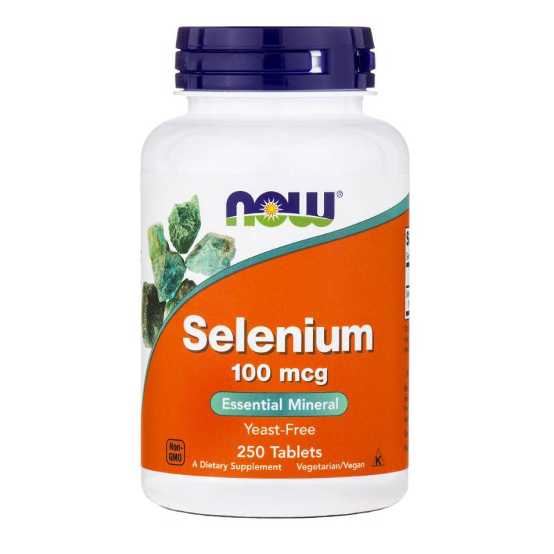 #NOW Selenium 100mcg 250tab фото 1 — 65fit