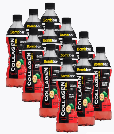 ТМ Bombbar Напиток безалкогольный слабогазированный со вкусом клубники и фейхоа 500мл &mdash; 65fit