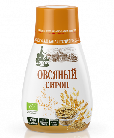 Органический овсяный сироп 230гр, Bionova — 65fit