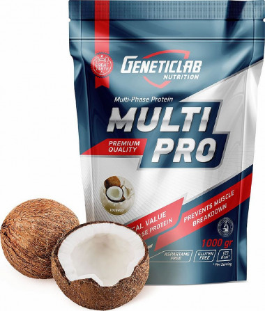 MULTI PRO кокос 1000g, GeneticLab — 65fit