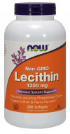 NOW Lecithin 1200 mg 200 Softgels фото 1 — 65fit