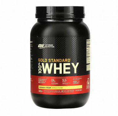 #ON-Gold Standard 100% Whey 2 ib Banana Cream — 65fit