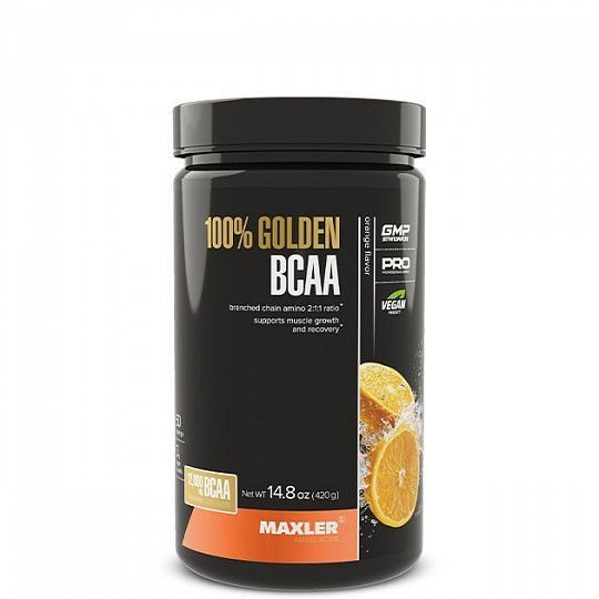 #MAXLER 100% Golden BCAA  420гр (Orange) фото 1 — 65fit