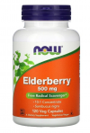 #NOW Elderberry 500mg 120caps фото 1 — 65fit