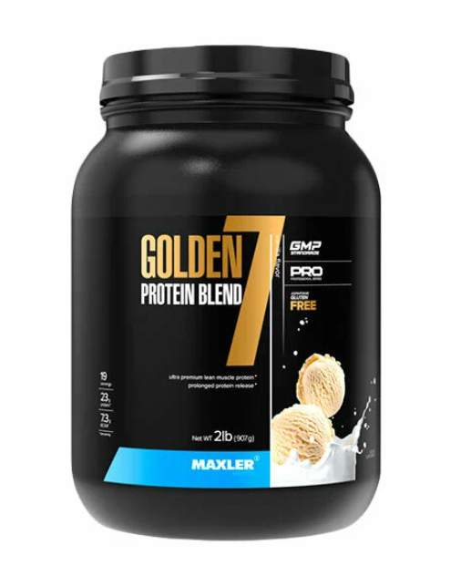 #Maxler Golden 7 Protein Blend 908g Vanilla фото 1 — 65fit