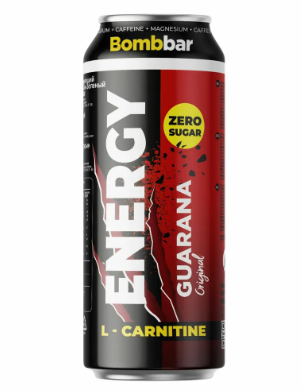 АКЦИЯ 2+1**_ТМ Bombbar Напиток б/а "L-Карнитин Гуарана" зеленый чай "Оригинальный" ЖБ 0,45/12 &mdash; 65fit